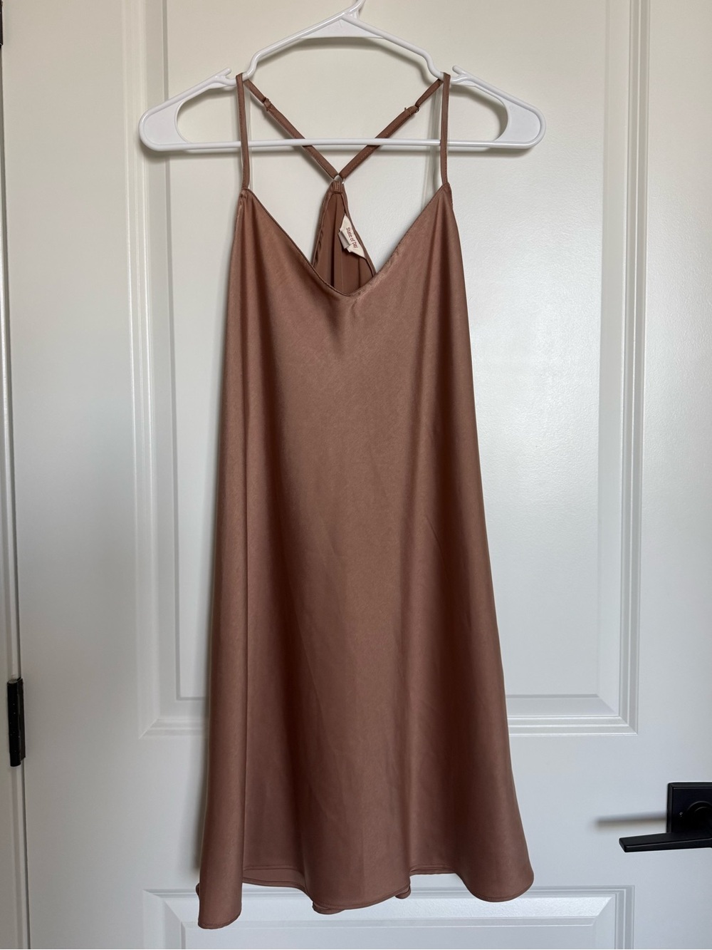 Macy’s State of Day Crepe de Chine Chemise - Natural Umber